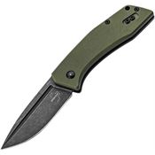 Boker Plus 01BO798 Worldwide 2.0 Black Stonewash Slip Joint Knife Green G10 Handles