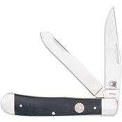 Cobratec TRPGBK Trapper Knife Black G10 Handles