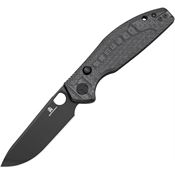 Bestech MK12F2 Bestechman Angry Owl Black D2 Carbon Steel B-Lock Knife Black G10 Handles