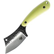 Skallywag Tactical 17029 Mantis Hammered Cleaver Fixed Blade Knife Green Handles