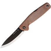 Real Steel 7871NM Yak Two-Tone Lockback Knife Natural Canvas Handles