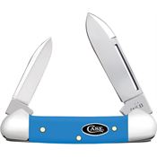 Case XX 68903 Baby Butterbean Knife Light Blue Synthetic Handles