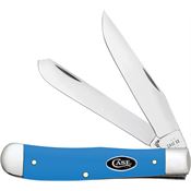 Case XX 68900 Trapper Knife Light Blue Synthetic Handles