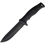 Skallywag Tactical 17048 T1 Fixed Blade Knife Black Polymer Handles