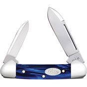 Case XX 23449 Baby Butterbean Knife Pearl Kirinite Handles