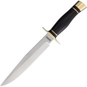 Marbles 723 Satin D2 Carbon Steel Fixed Blade Knife Black Micarta Handles