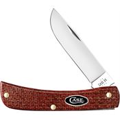 Case XX 12273 Sod Buster Knife Jr Red Micarta Handles