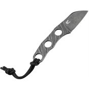 Boker Plus 02BO069 Kazhan Black Stonewash D2 Carbon Steel Fixed Blade Knife Handles