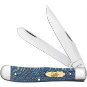 Case XX 63730 Trapper Knife Blue Sycamore Handles