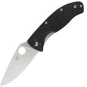 Spyderco 122CFP Tenacious Satin Linerlock Knife Carbon Fiber/G10 Handles