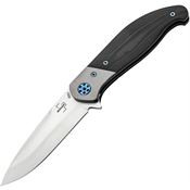 Boker Plus 01BO694 Undertow Satin D2 Carbon Steel Linerlock Knife Black G10 Handles