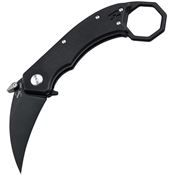 Boker Plus 01BO515 HEL Black Karambit Linerlock Knife Black G10 Handles