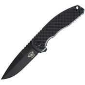 Skallywag Tactical 17003 Sentrax Black Linerlock Knife Black G10 Handles