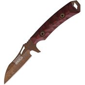 Dawson 49161 Revelation Arizona Copper MagnaCut Fixed Blade Knife Black/Red G10 Handles