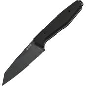 Boker 130502 Ak1 Black Reverse Tanto Fixed Blade Knife Black G10 Handles