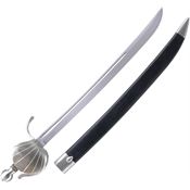 Kingston Arms 36200 Shell Guard Cutlass Sword Black Leather Handles