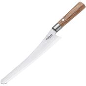 Boker 130433DAM Damascus Bread Knife Olive Wood Handles