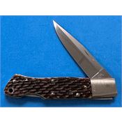 Beretta 130 Beretta Jess Horn Folding Knife Brown Bone Handles