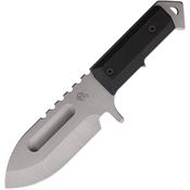 Medford 0693TQ08KB Seawolf Carbon Steel Drop Point Fixed Blade Knife Black G10 Handles