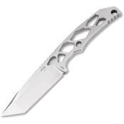 Boker Plus P02BO099 Superlight Stonewash D2 Carbon Steel Tanto Knife Skelitonized Handles
