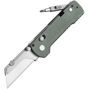 Oknife NU1PROGM Otacle U1 Pro Carbon Steel Rail Lock Knife Green Micarta Handles