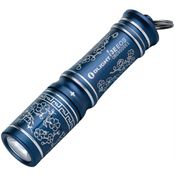Olight I3EBP i3E Flashlight Blue Porcelain