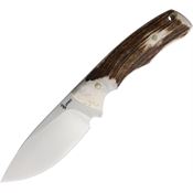 Spika BUFB090 Bushmaster Jeremiah Fixed Blade Knife Deer Stag Handles
