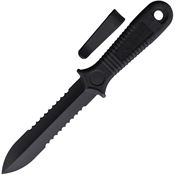 AMG Knives 5511 Long Kobe Boot Knife Black Handles