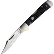 Boker 110873 Copperhead D2 Carbon Steel Lockback Knife Black Jigged Bone Handles