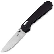 Boker Plus P01BO899 Hebdo Stonewash Crossbar Lock Knife Black G10 Handles