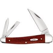 Case XX 28913 Seahorse Whittler Knife Chestnut Smooth Bone Handles