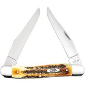 Case XX 65346 Muskrat Knife 6.5 Bonestag Handles