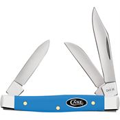 Case XX 68904 Small Stockman Knife Light Blue Synthetic Handles