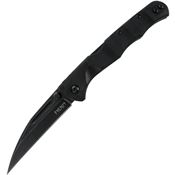 Cold Steel FL35FRNBKBK Frenzy II Black Sheepsfoot Tri-Ad Lock Knife Black G10 Handles