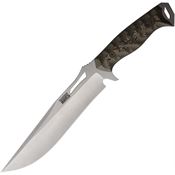 Dawson 49154 Seraphim CP Satin MagnaCut Bowie Fixed Blade Knife Ultrex Camo G10 Handles