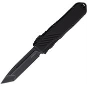 Guardian Tactical 93621 Auto Recon 035 Black Stonewash MagnaCut Tanto OTF Knife Black Handles