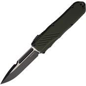 Guardian Tactical 98211 Auto Recon 035 Two-Tone MagnaCut Spear Point OTF Knife OD Green Handles