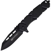 Miscellaneous 4613 Assist Open Black Linerlock Knife Black G10 Handles