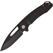 Medford 0384PQ30PV On Belay Black Framelock Knife Black Handles