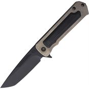 Medford 1404PT01TM TFF-4 Black Tanto Point Framelock Knife Black Handles