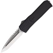 Medford 2134TT42AB Auto Merc-1 Tumbled Tanto OTF Knife Black Handles