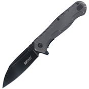 MTech A2033BK Assist Open Black Linerlock Knife Black Aluminum Handles