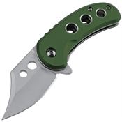 MTech A2039GN Small Linerlock Knife A/O Green Handles