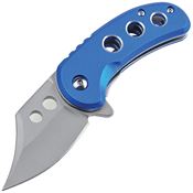 MTech A2039LB Small Linerlock Knife A/O Blue Handles