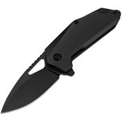 MTech A2040BK Assist Open Black Linerlock Knife Black Aluminum Handles