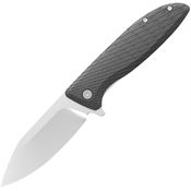 Outdoor Edge BR1C Brutus Assist Open Satin Sheepsfoot Linerlock Knife Black GFN Handles