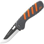 Outdoor Edge HTX30Y6C Razor HTX 3.0 Folding Knife Gray/Orange Handles