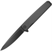 Outdoor Edge PL2C Peleus Black Clip Point Linerlock Knife Black G10 Handles