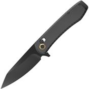 Outdoor Edge SL1C Sentinel Black Drop Point Crossbar Lock Knife Black G10 Handles