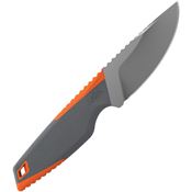 Outdoor Edge VNTXDPC Vantex Drop Point Fixed Blade Knife Gray/Orange Handles